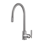 Kitchen faucet with hand shower in solid metal, silver 37. 2 x 25. 3 cm - Buster + Punch
