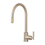 Solid brass kitchen faucet with hand shower 37. 2 x 25. 3 cm - Buster + Punch