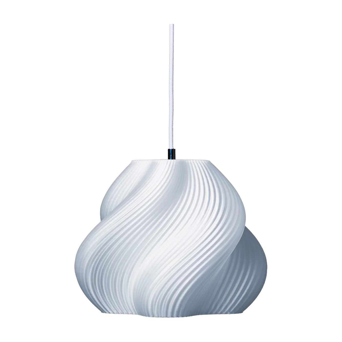 Suspension laiton 25 cm Soft serve 02 - Crème atelier