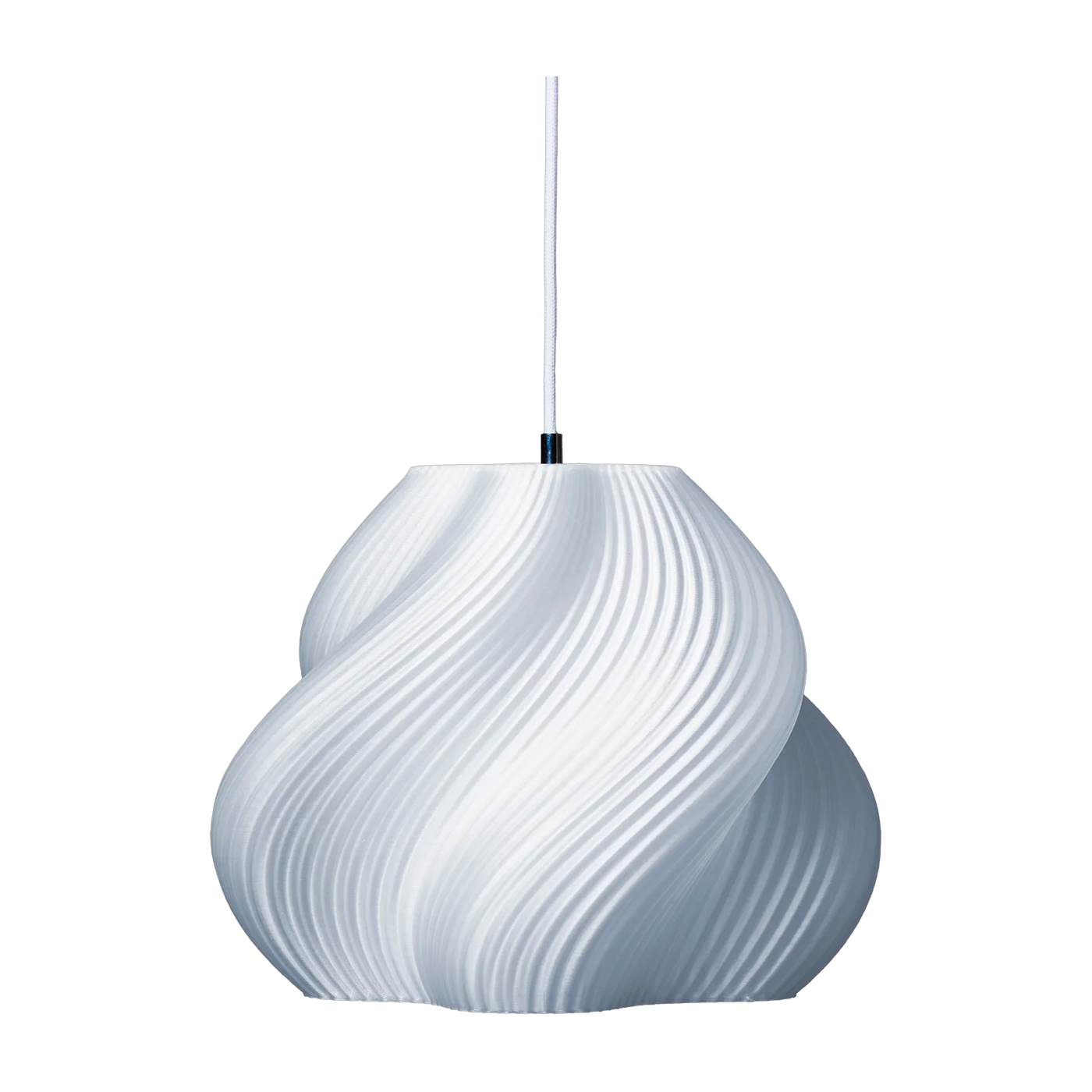 Lámpara colgante de latón 30 cm Soft serve 03 - Crème atelier
