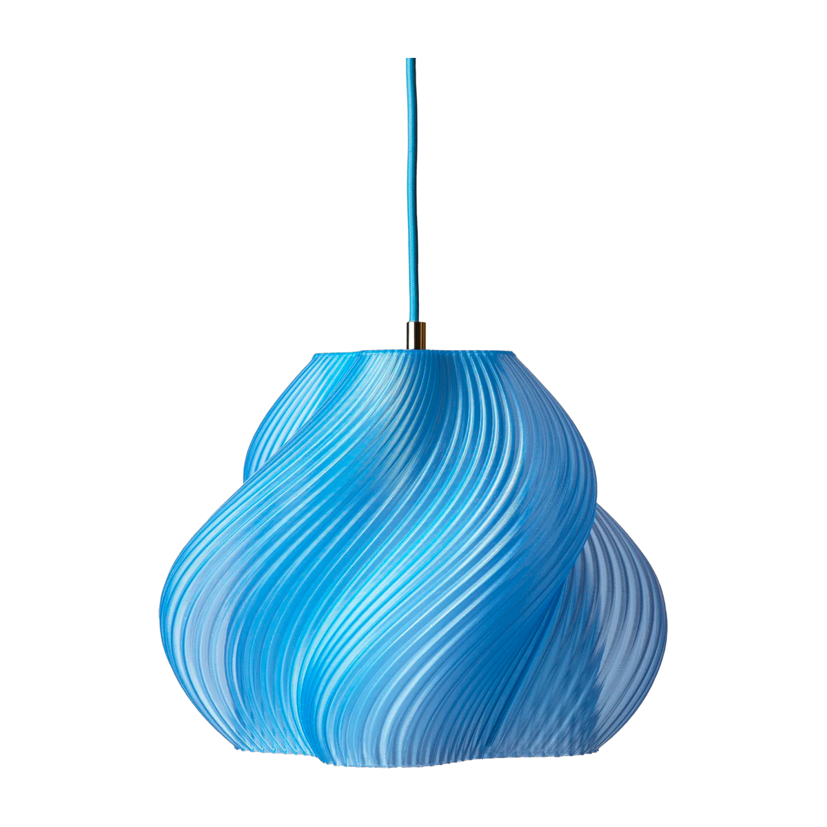 Hängeleuchte blueberry sorbet und messing 30 cm Soft serve 03 - Crème atelier