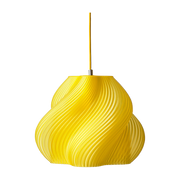Limoncello sorbet and brass pendant light 30 cm Soft serve 03 - Crème atelier