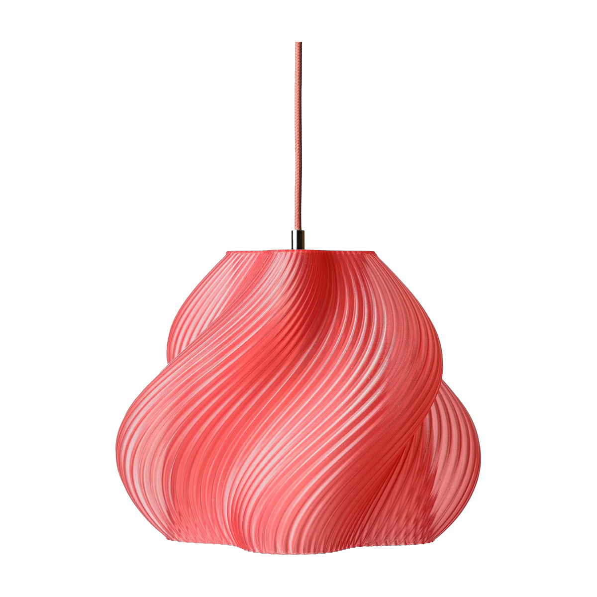 Hängeleuchte peach sorbet und messing 30 cm Soft serve 03 - - Crème atelier
