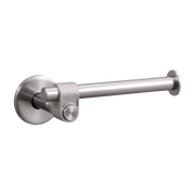 Silver solid metal toilet roll holder 15. 5 x 8. 45 cm - Buster + Punch