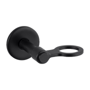 Single soap bottle holder in solid black metal 14 cm - Buster + Punch
