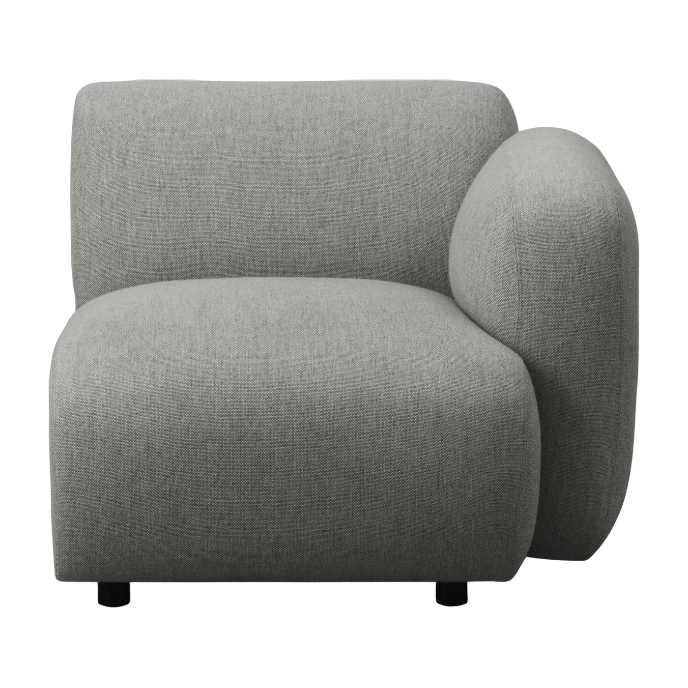 Modul rechte Armlehne Sofa grau Swell modular sofa 120 -. Normann Copenhagen