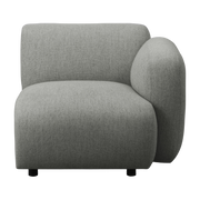 Módulo brazo derecho gris sofá modulable Swell 120 - Normann Copenhagen