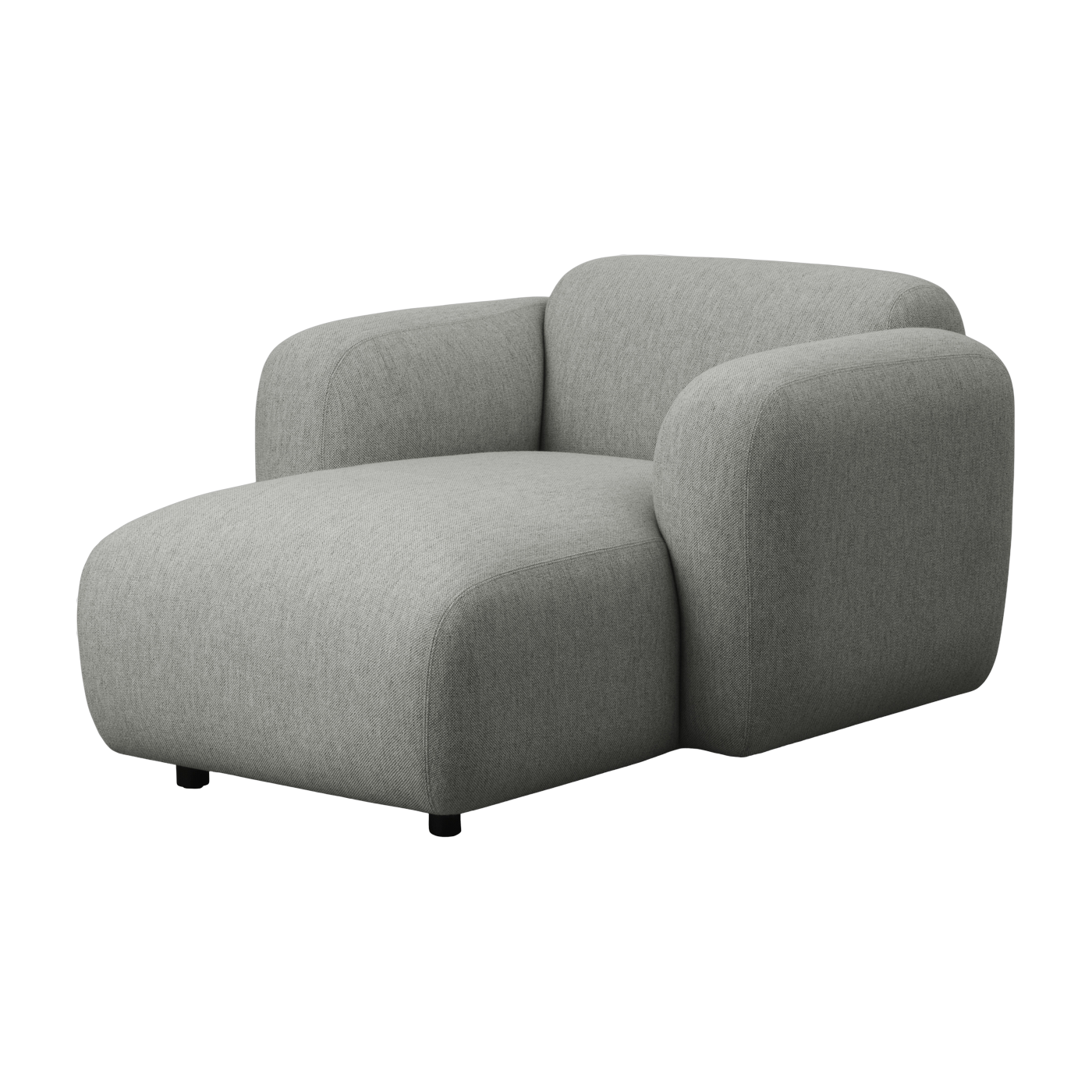 Méridienne graue Armlehnen Swell modular sofa -. Normann Copenhagen