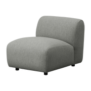 Módulo sofá abierto lado derecho gris sofá modulable Swell 340 - Normann Copenhagen