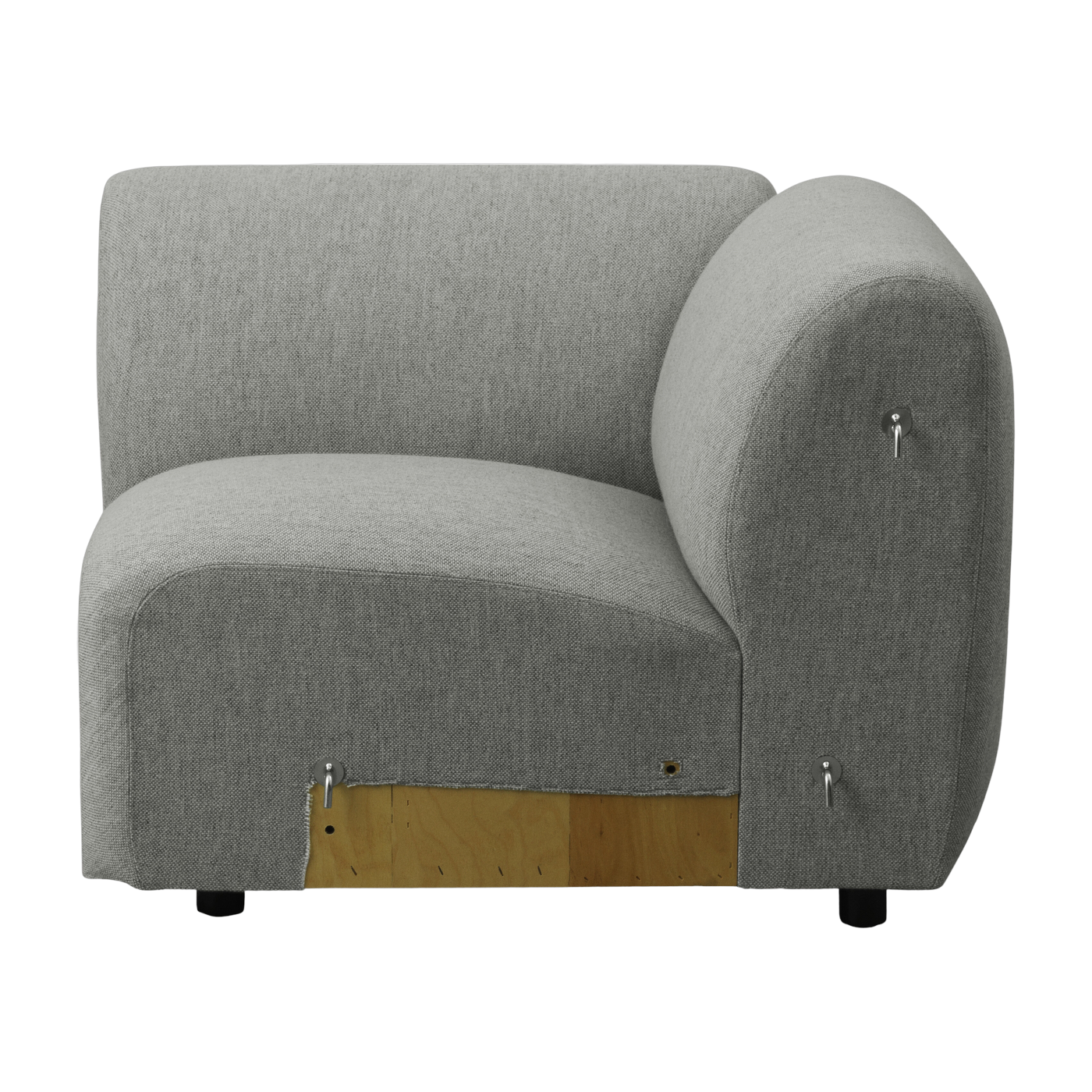 Modul angle Sofa grau Swell modular sofa 150 - Normann Copenhagen