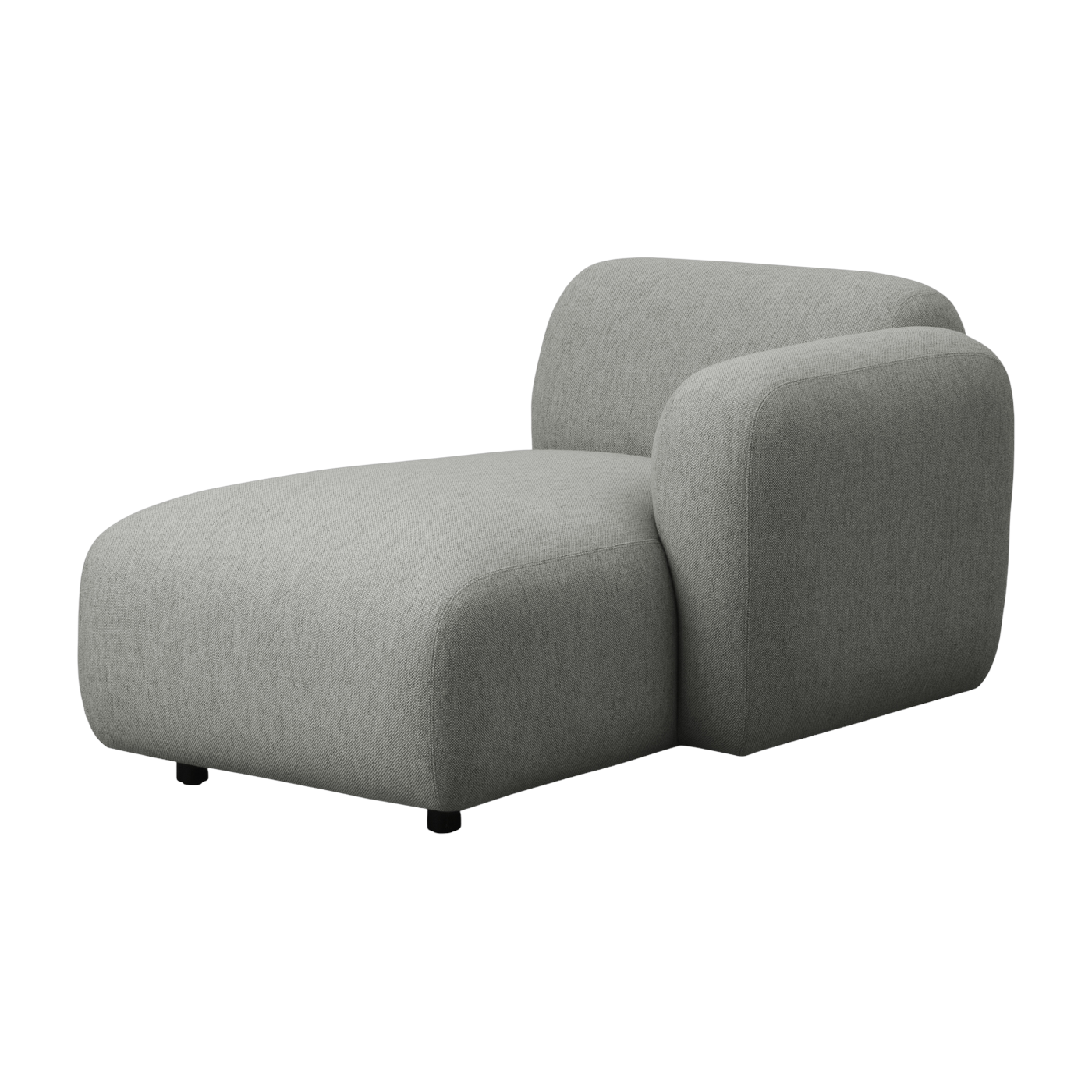 Modul méridienne rechte Armlehne grau Swell modular sofa 150 - - Normann Copenhagen