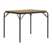 Table à manger d'extérieur en acier noir 80 cm Robinia Vig - Normann Copenhagen
