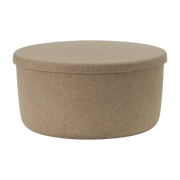 Pouf de rangement en feutre sable 72 cm Hide storage - Normann Copenhagen