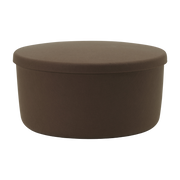 Pouf de rangement en marron sable 72 cm Hide storage - Normann Copenhagen