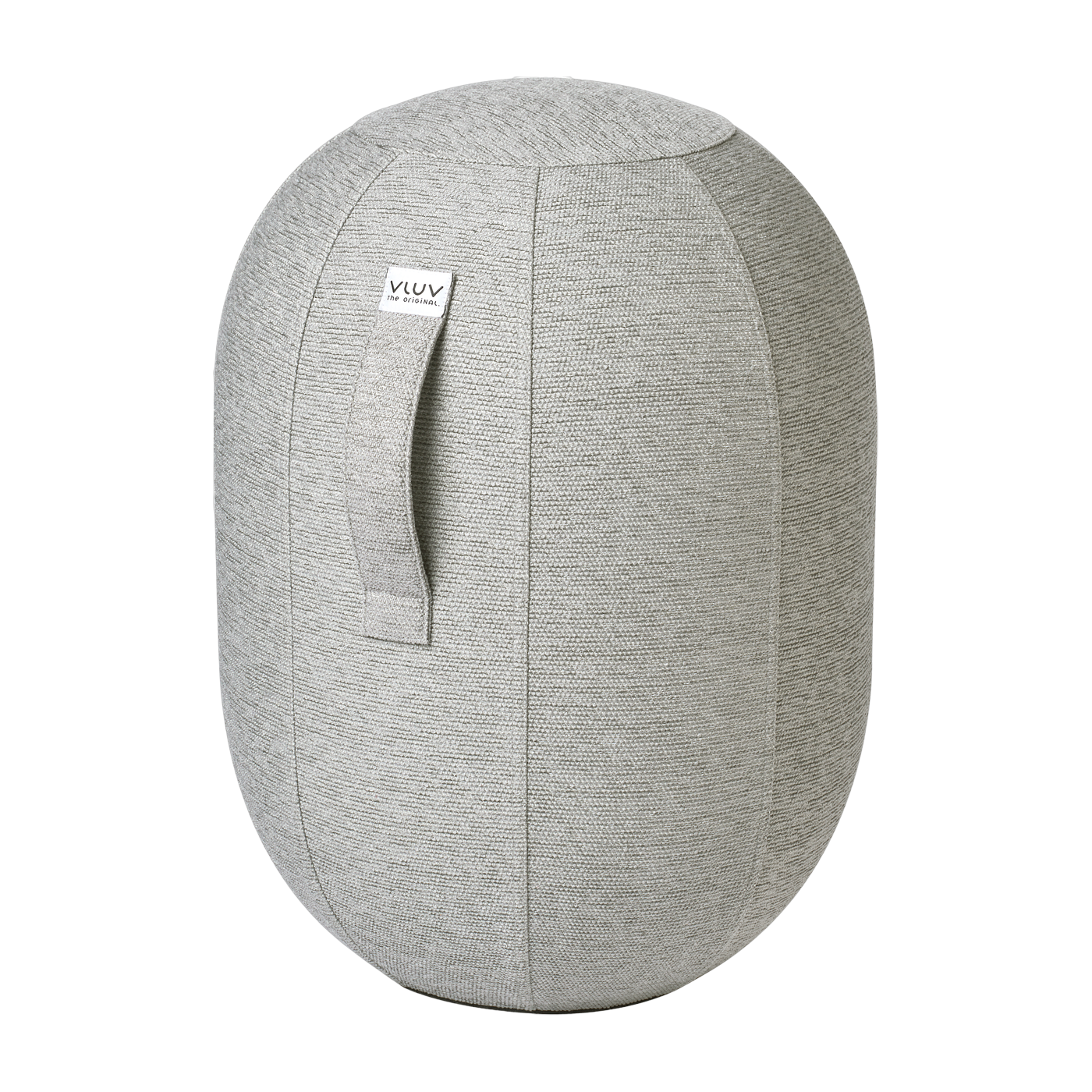 Siège ergonomique en tissu bouclette gris concrete Kapsul Stov - Vluv