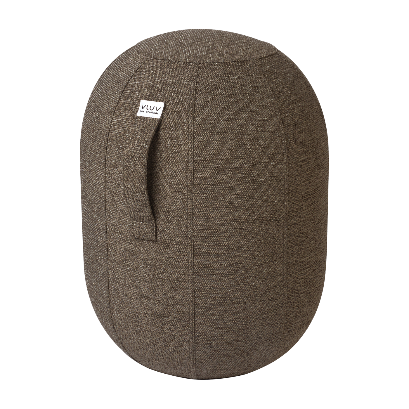 Siège ergonomique en tissu bouclette marron greige Kapsul Stov - Vluv