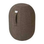 Siège ergonomique en tissu bouclette marron greige Kapsul Stov - Vluv
