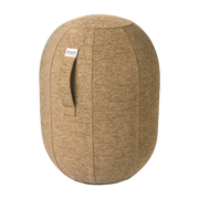 Ergonomic seat in bouclette macchiato fabric Kapsul Stov - Vluv