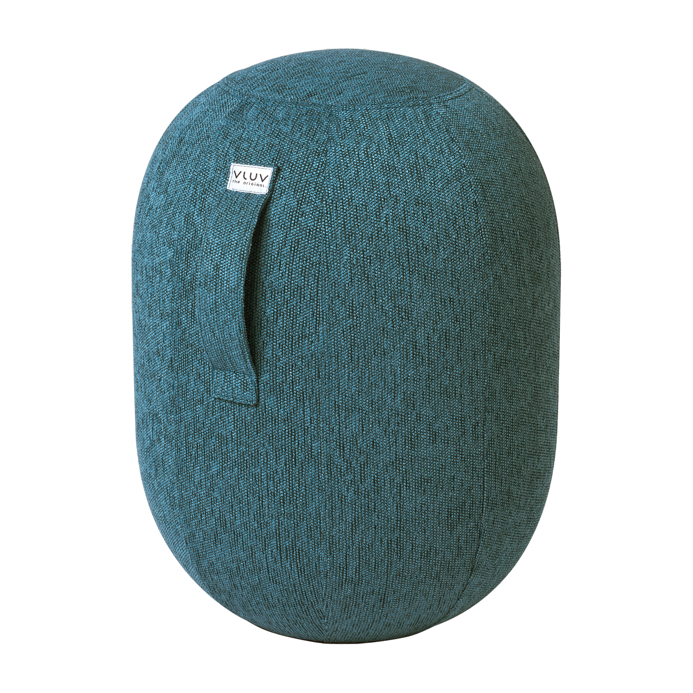 Siège ergonomique en tissu bouclette bleu petrole Kapsul Stov - Vluv