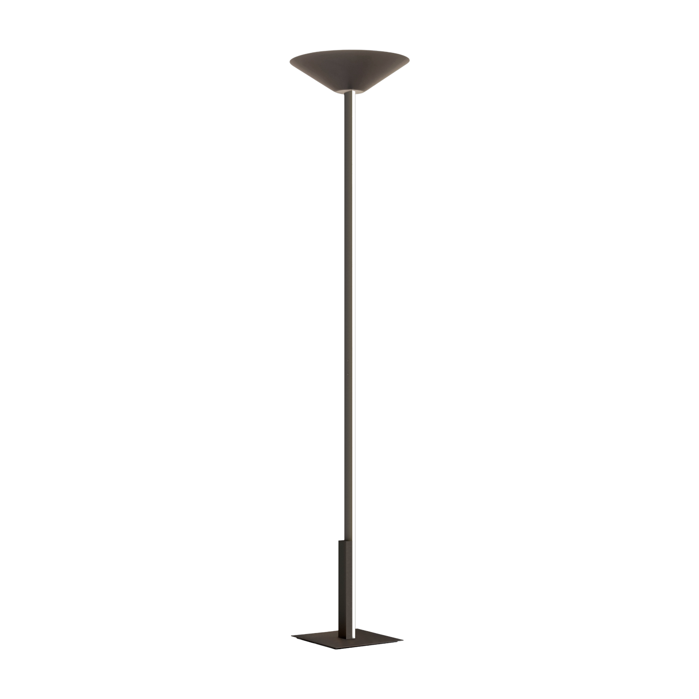 Lampadaire en bronze nickel satiné 31 x 190 cm Fly - Contardi