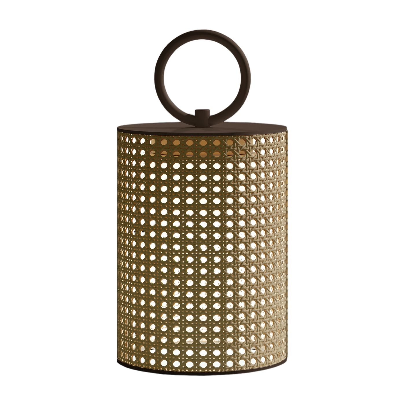 Lampe sans fil de jardin en bronze laqué et résine 33 cm Clara - Contardi