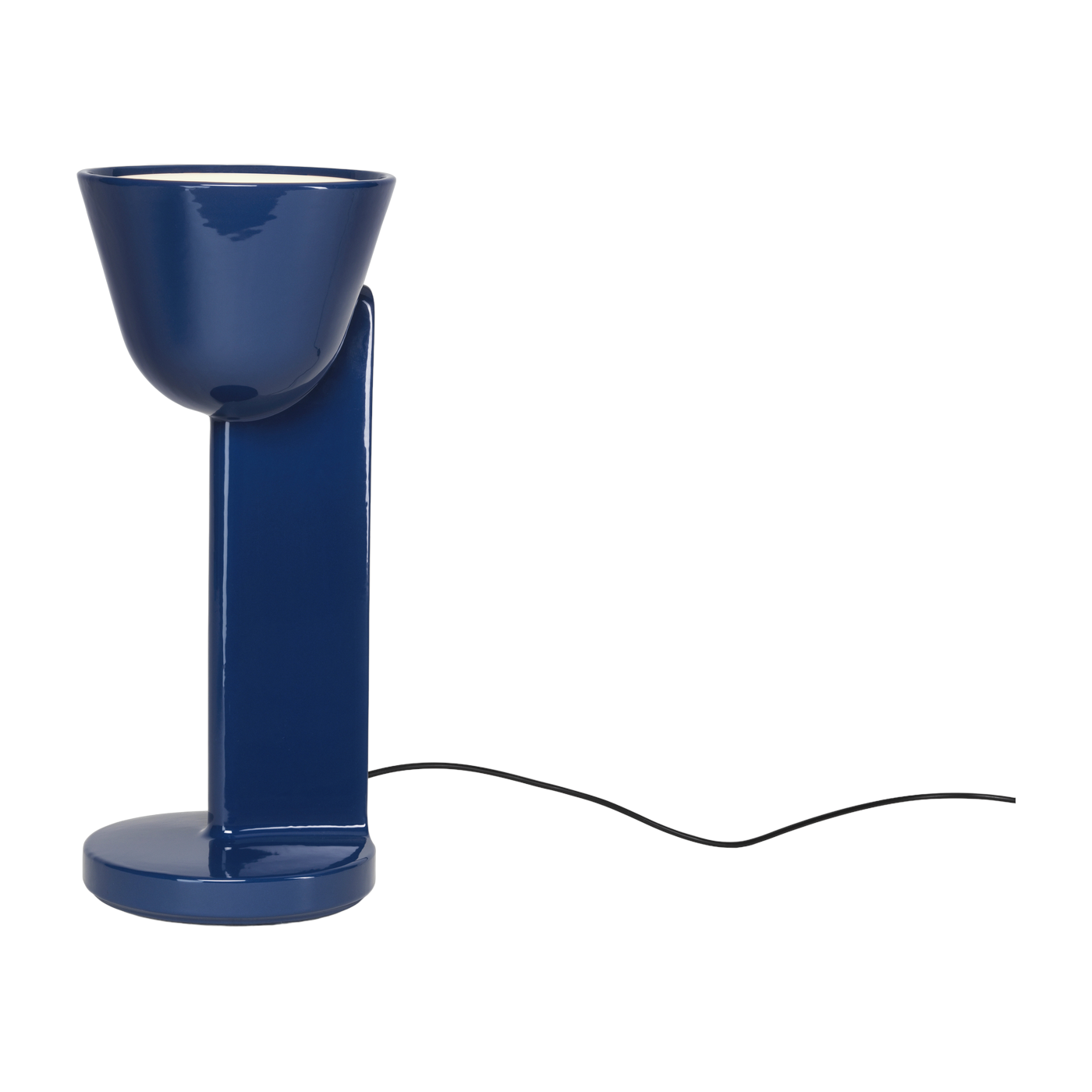 Lampada da tavolo in ceramica 50 cm Céramique Up - blu navy Flos