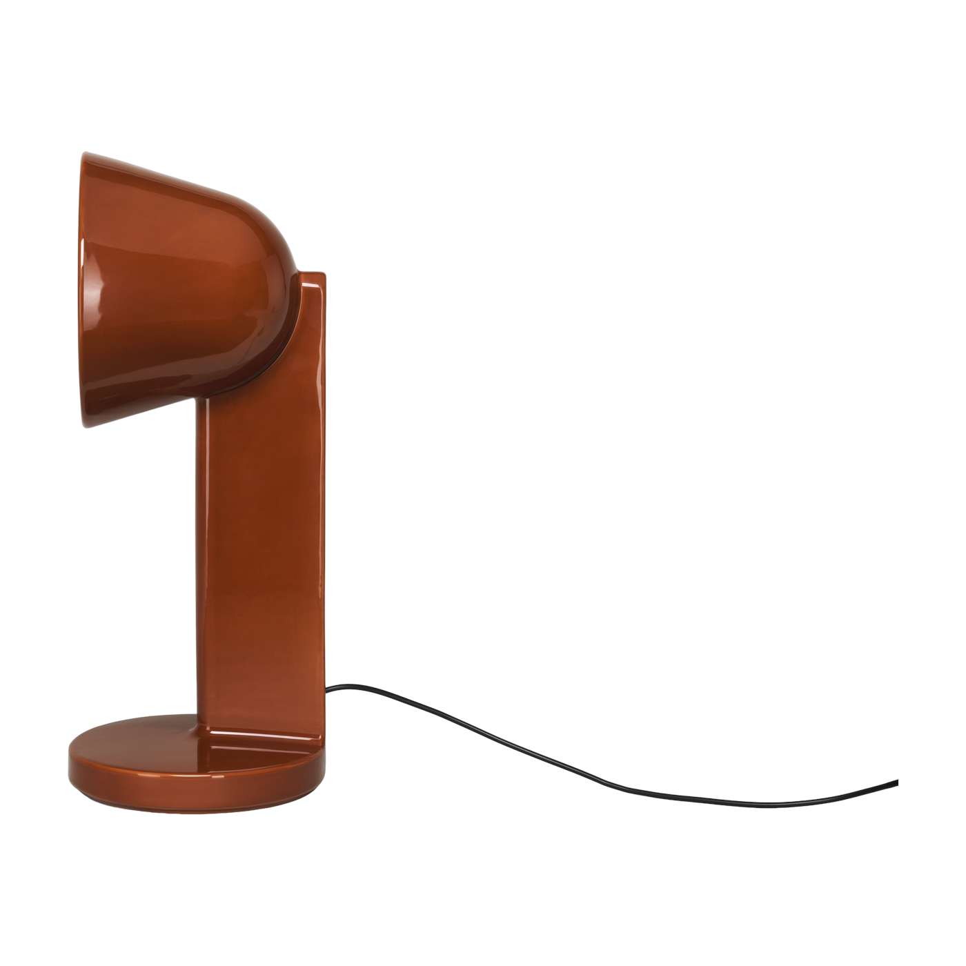 Lampada da tavolo in ceramica rosso ruggine da 50 cm Céramique Side - Flos
