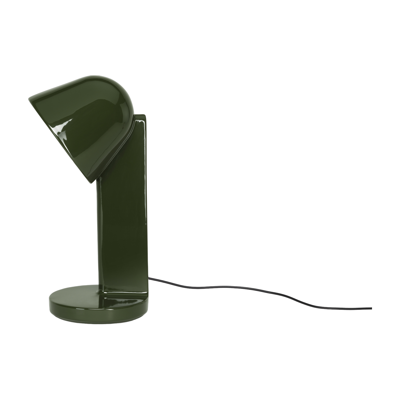 Lampada da tavolo in ceramica verde mousse 50 cm Céramique Down - Flos