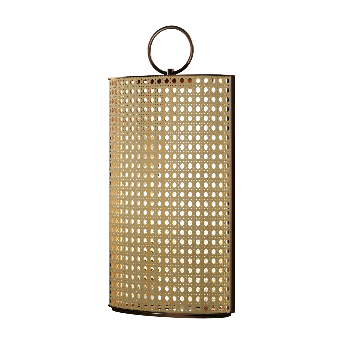 Lampe sans fil de jardin en bronze laqué et résine 60 cm Clara - Contardi
