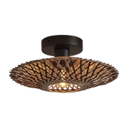 Ceiling Lamp Kalimantan Xs Bamboo Dia.30X8Cm. Bl/Natural - Good & Mojo