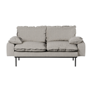 2-Sitzer-Sofa aus Polyester gris clair 245cm Sneak -. HKliving