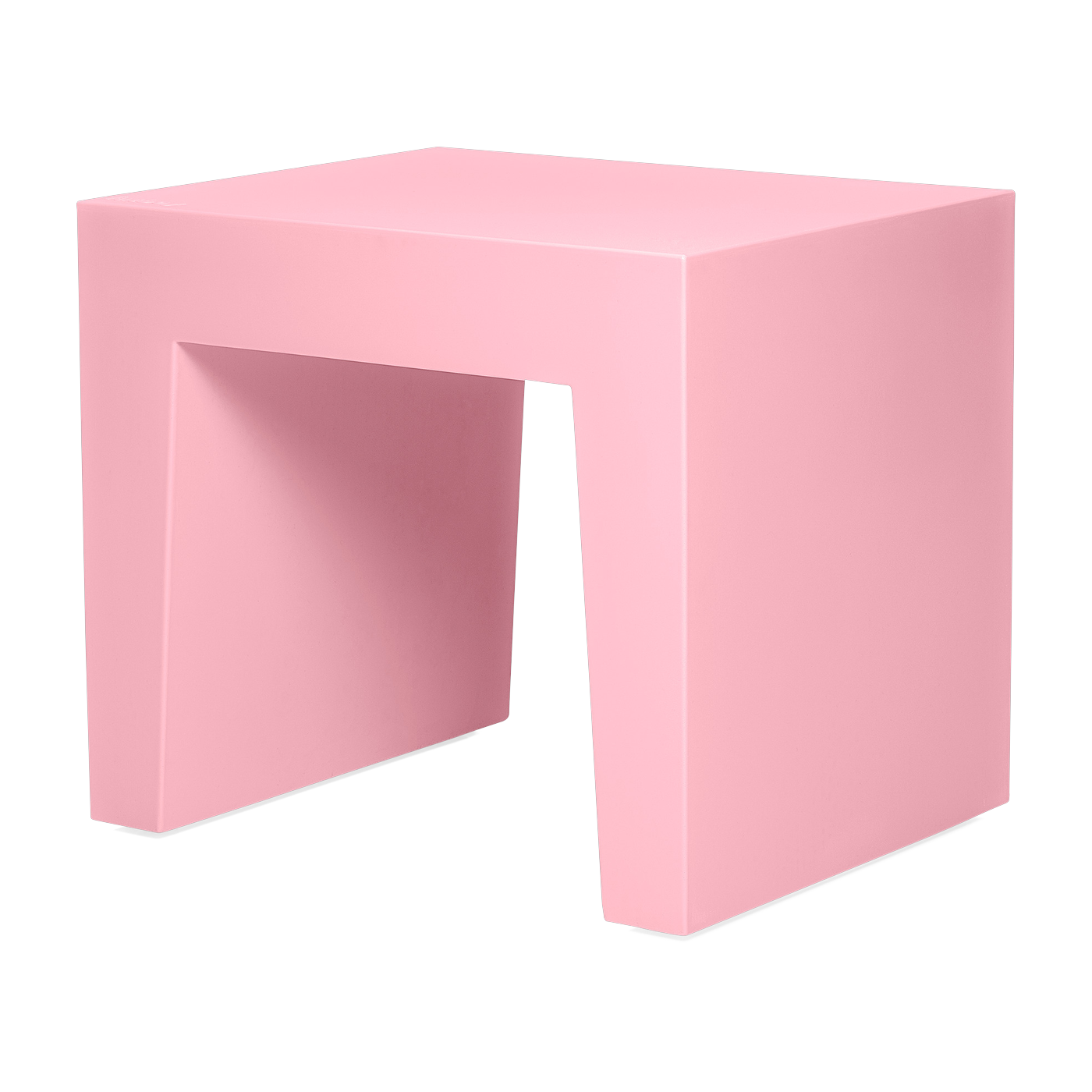 Tabouret polyvalent en polypropylène rose Concrete seat - Fatboy