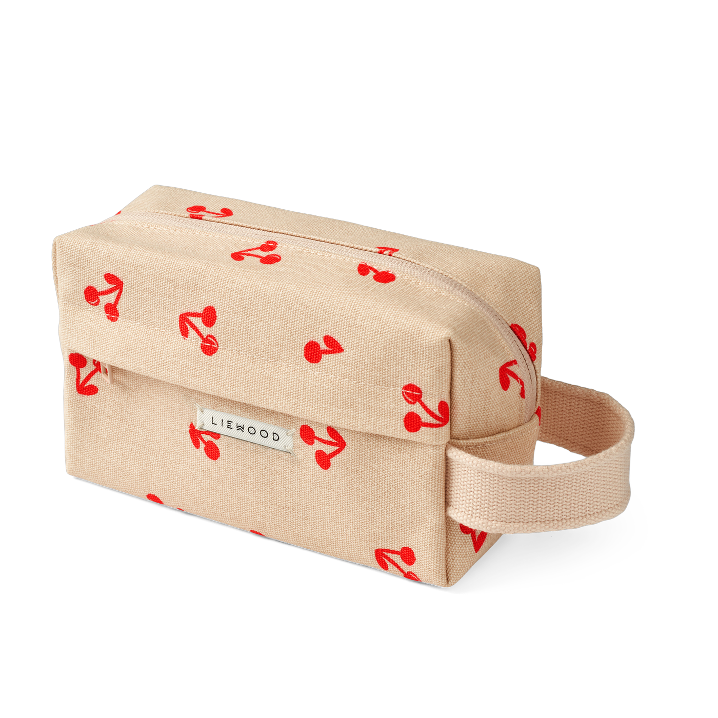 Neceser Trine de algodón orgánico rosa empolvado y cereza - Liewood
