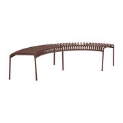 Set de 2 bancs de jardin à 6 pieds en métal rouge Palissade - HAY
