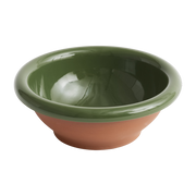 Green terracotta salad bowl 21 cm Barro - Hay