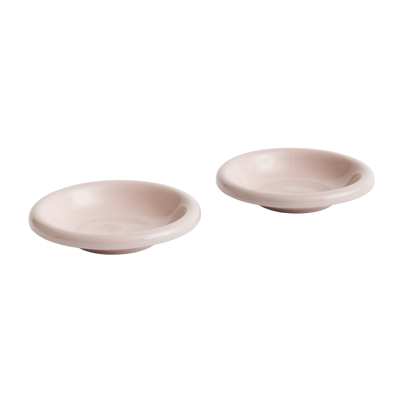 Ensemble of two pink terracotta bowls 20 cm Barro - Hay