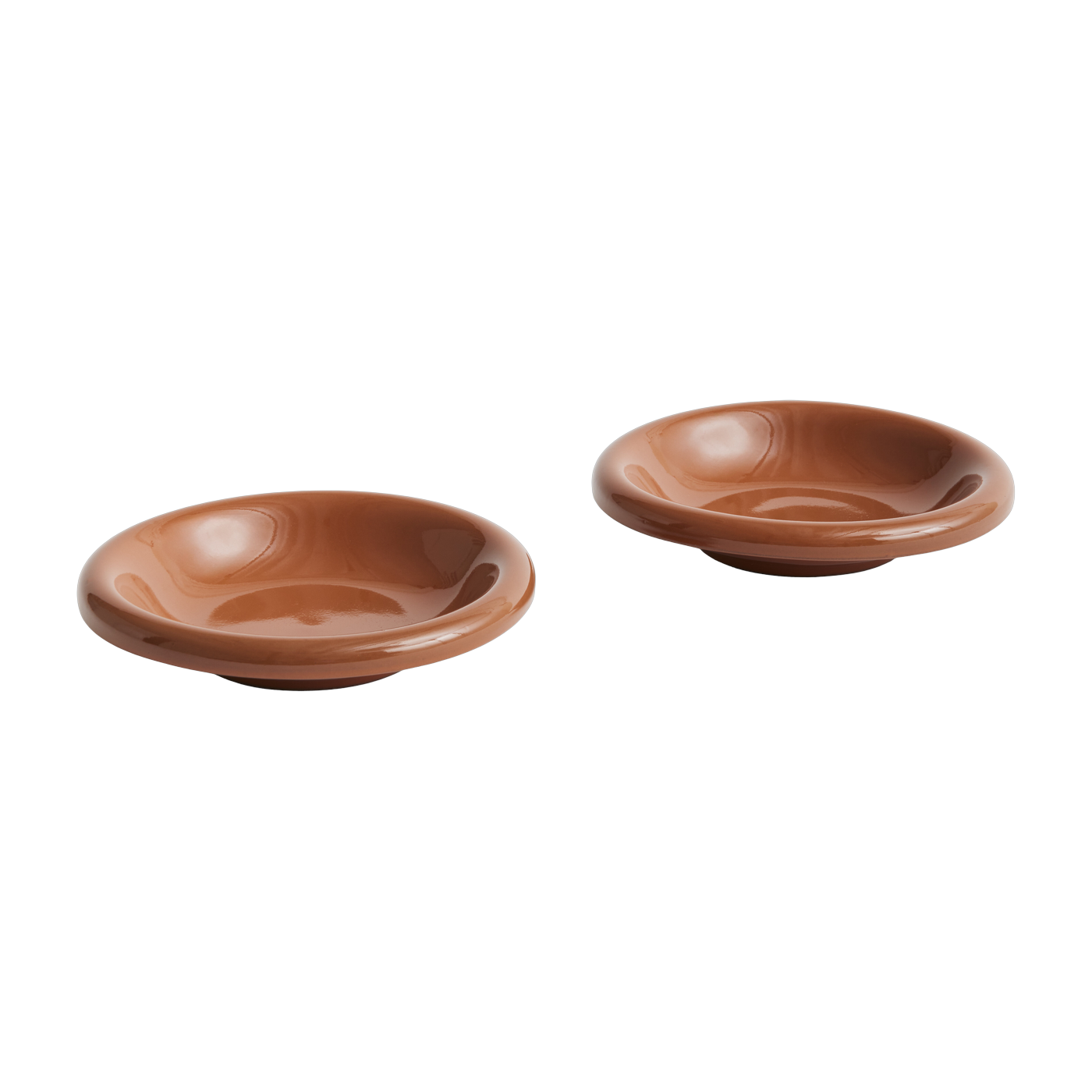 Ensemble of two 20 cm terracotta bowls Barro - Hay