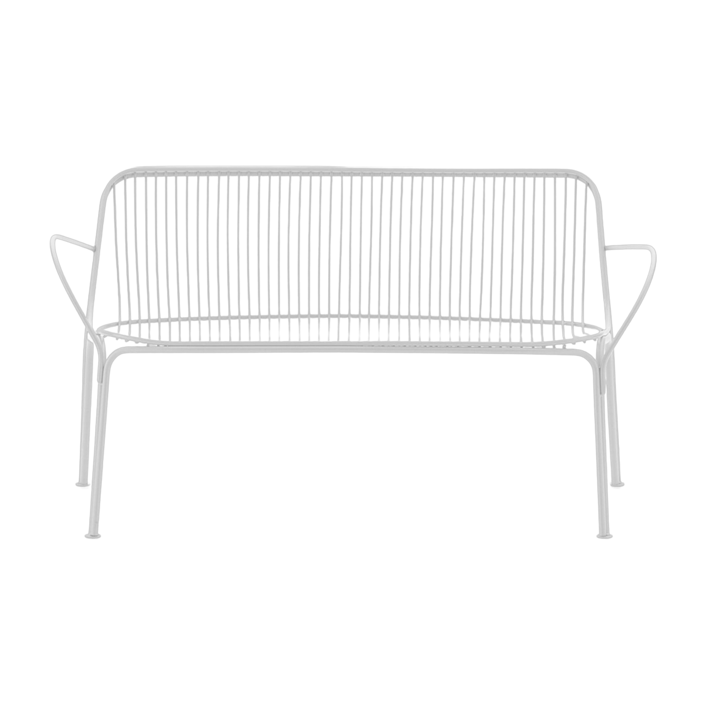 Canapé de jardin en acier blanc 121 cm Hiray - Kartell
