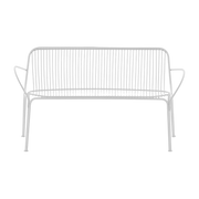 White steel garden sofa 121 cm Hiray - Kartell