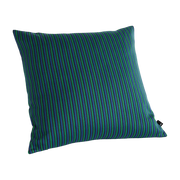 Coussin en  laine rayée vert Ribbon - Hay