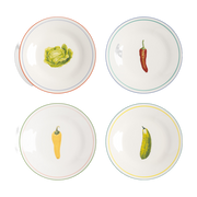 Set of 4 vegetable plates 21 cm - &Klevering