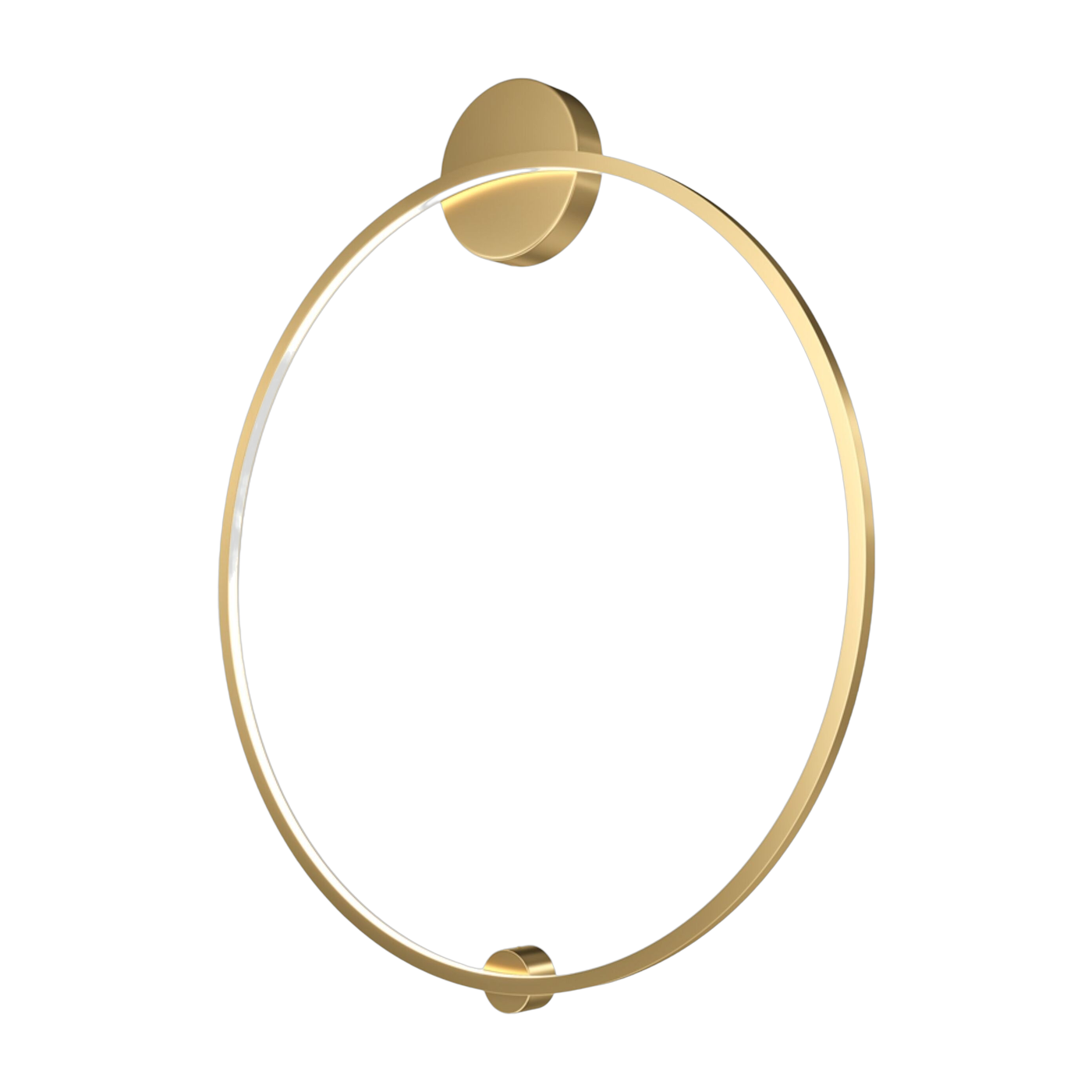 Lámpara de pared de aluminio dorado 80 cm Halo - Maytoni