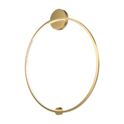 Applique Halo da 80 cm in alluminio dorato - Maytoni