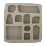 Antonio organic shelf in beige polyresin Tablette - Bloomingville