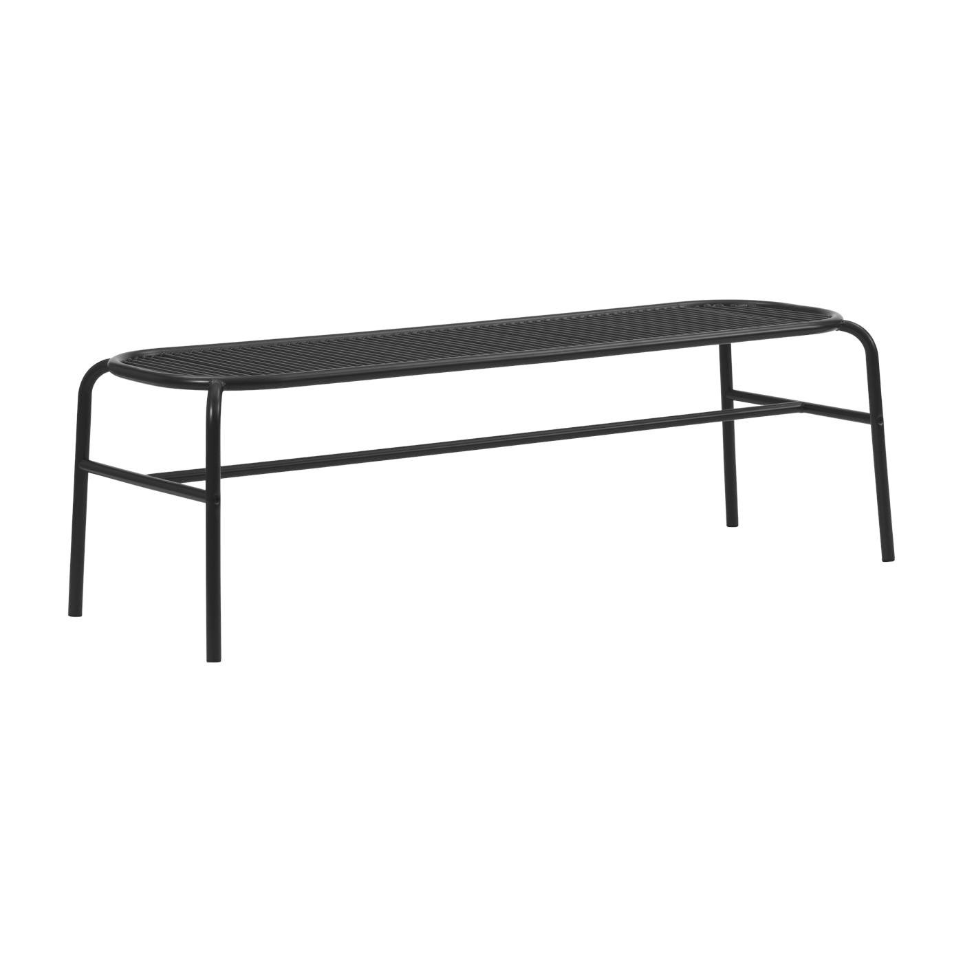 Banc d'extérieur en acier noir Vig - Normann Copenhagen