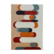 Rectangular wool carpet orange 160x230 cm Sonate - Edito