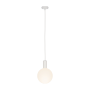 Chalk-white aluminum pendant Alumina - Tala