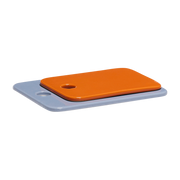 Amare Ceramic Boards Light Blue/Orange (Set Of 2) - Hübsch
