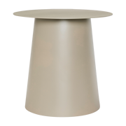 Table d'appoint ronde en métal sable Pillar - Hübsch