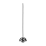 Suspension pattern noir et blanc Flowerpot VP10 - &tradition